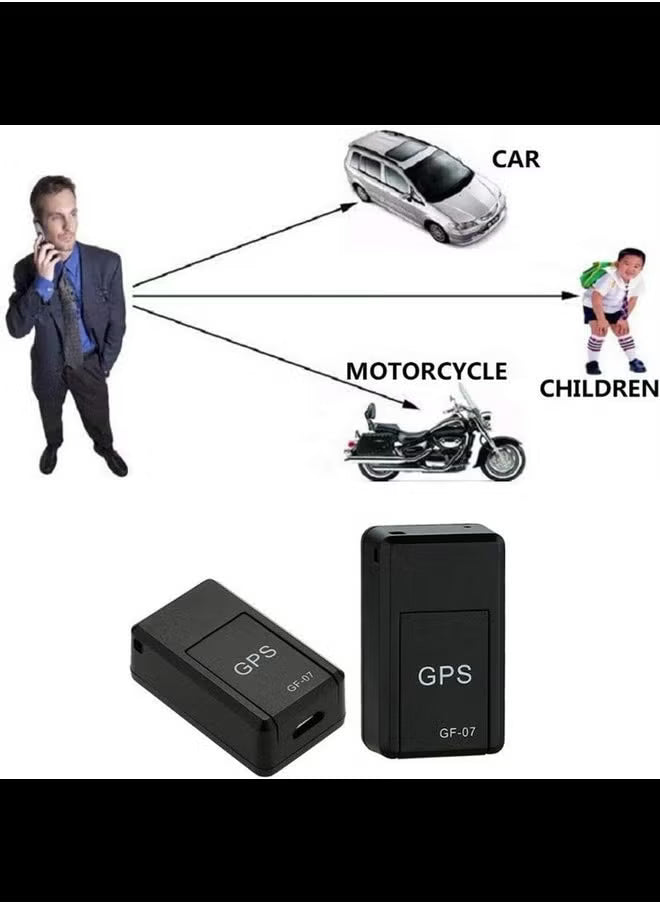 Mini Tracker, Portable Magnetic GPS Locator Realtime Tracker Device Voice Recorder for Tracking Cars, family or Valuables