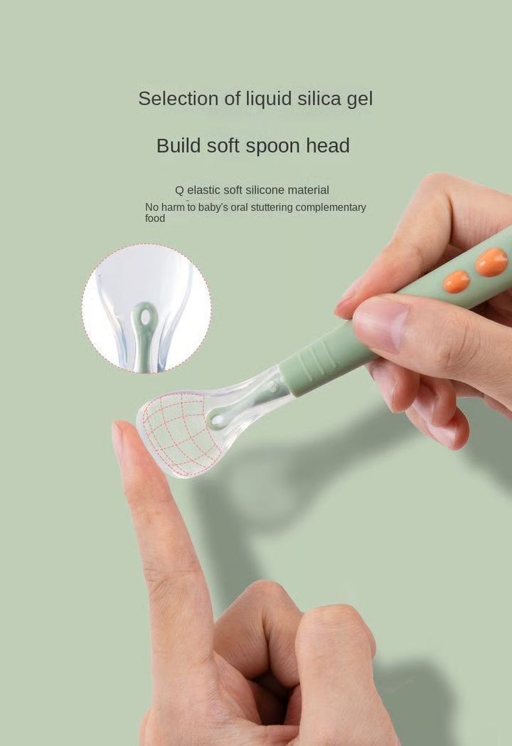 Baby Double Head Scraping Fruit Spoon